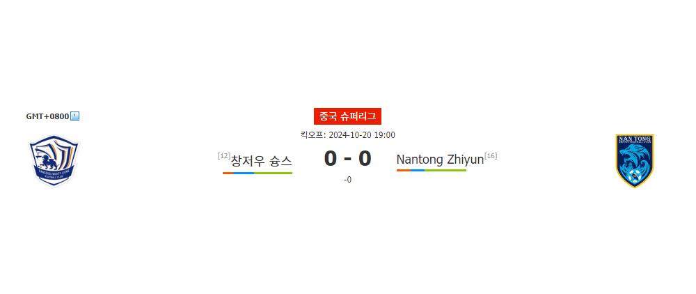 창저우 슝스 vs 난퉁 지윈: 중국 슈퍼리그 10월 20일 경기 분석 - 승리의 기운은 누구에게?