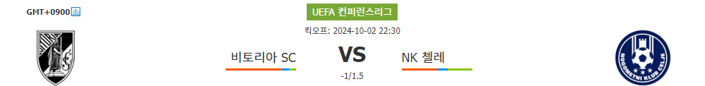 비토리아 SC vs NK 첼레: UEFA 컨퍼런스리그 승부 예측 - 홈팀의 우세가 점쳐지는 이유